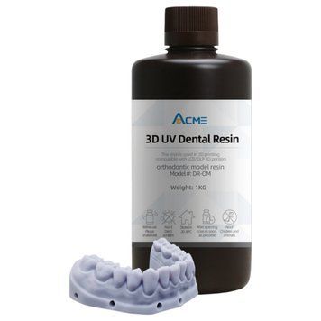 Смола для 3D-печати стоматологических моделей ACME 1000 г DR-OM Фиолетовая 2310380235 фото