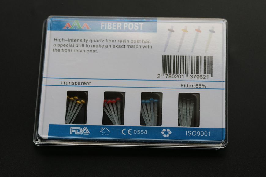 Fiber post, Стоматологические штифты скловолоконние Рифленние Асторти 1491331350 фото