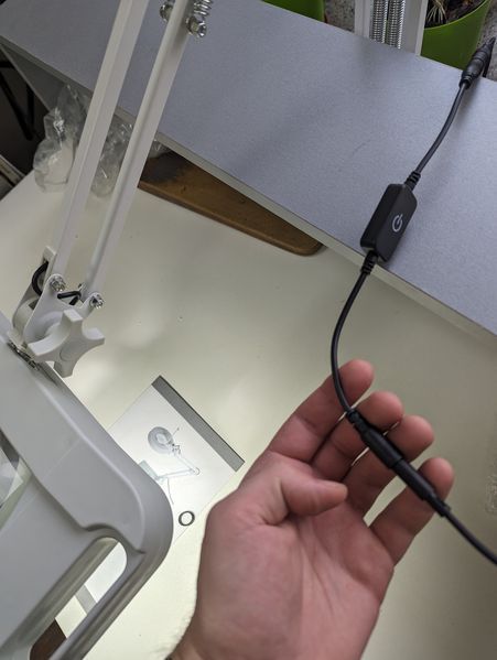 Косметологічна лупа/технічна MAGNIFIER PRISMA LAMP 5X настільна лупа прозора LT-86G 2449958582 фото