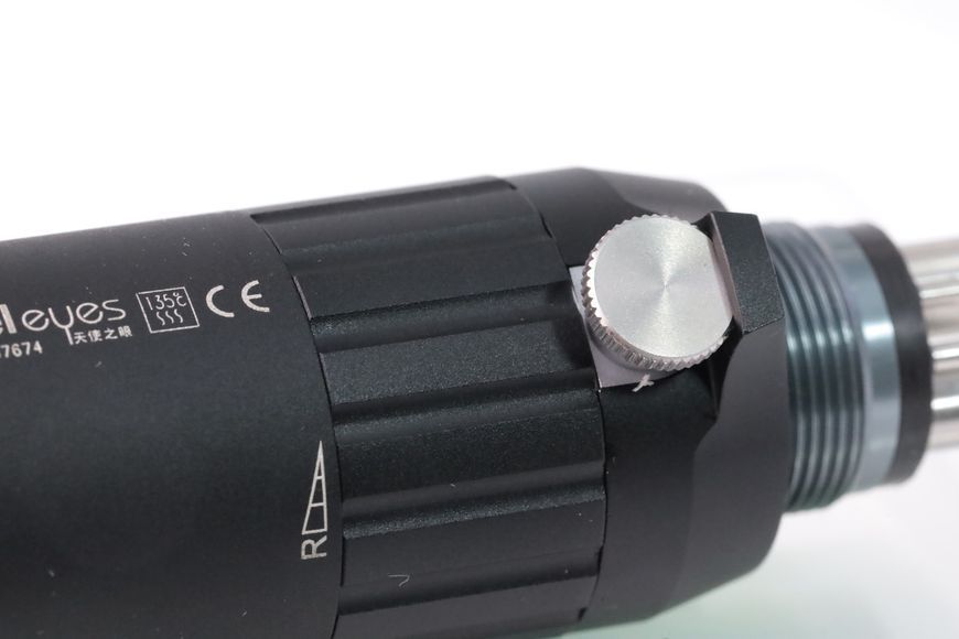 Пневматичний мікромотор стоматологічний м4 з водою Angel eyes Black 1:1 2469593165 фото