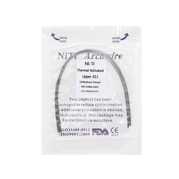 Дуги термоактивные Squre/Ovoid/Natural Thermal Activated Ni Ti (10шт) 2464300028 фото