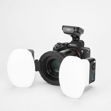Вспышка Godox MF12-DK1 (2шт)биполярная +Передатчик X pro + Рассеиватель MF-DD 2шт 2350640465 фото