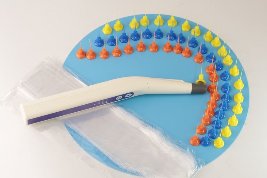 Ультразвуковий ендоактиватор Endodontic sonic Led підсвітка 48 насадок 2051505736 фото