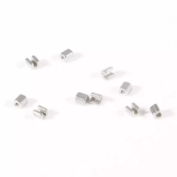 Стопор ортодонтичний затискний crimpable split stops (10шт) 2462058884 фото