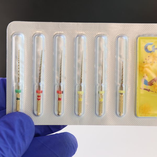 CH-pro CM Flex машинные файлы с памятью формы, ассорти, 25 мм, блистер (6 шт) 1737932064 фото