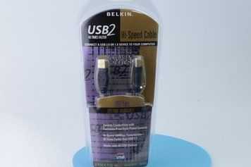 Кабель USB2 Belkin 24K Gold 5м для принтерів, сканерів 2332197412 фото