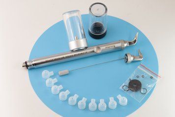Пескоструй стоматологический М4 Aluminum Oxid Microblaster С ВОДОЙ 4х каналы 1737937441 фото