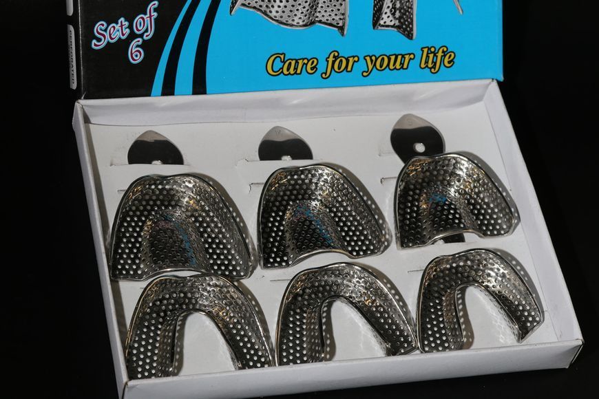 Ложки оттискные перфорированные (набор 6шт) 1496162304 фото